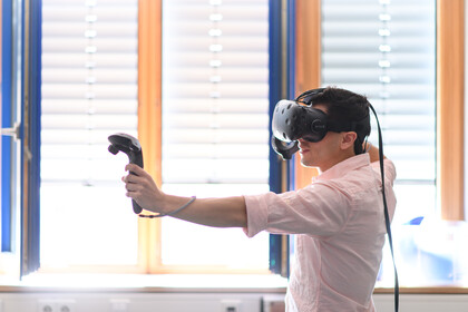 VR Brille und Anwendung