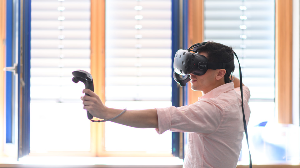 VR Brille und Anwendung