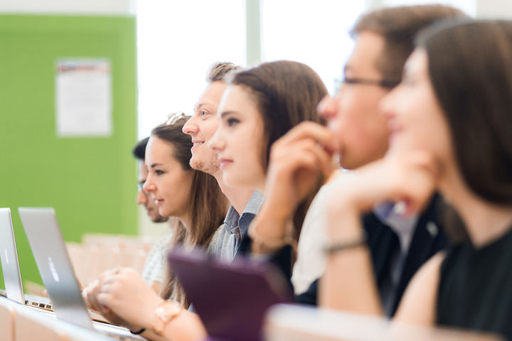 Students in the lecture hall